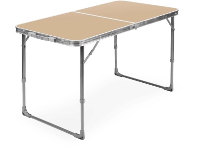 Стол складной туристический NIKA 1200x600х445 кофе с молоком Х - фото в Миди Лтд Изображение товара Стол складной туристический NIKA 1200x600х445 кофе с молоком Х в Миди Лтд