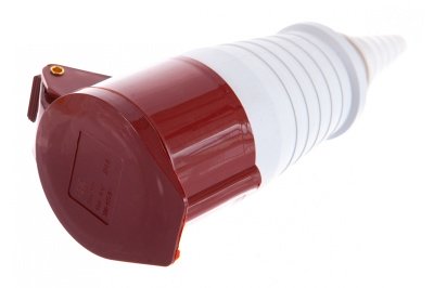 Розетка 215 переносная ЗР+РЕ+N 16А 380В IP44 ИЭК - фото в Миди Лтд Изображение товара Розетка 215 переносная ЗР+РЕ+N 16А 380В IP44 ИЭК в Миди Лтд