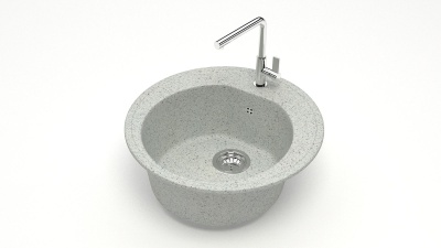 Мойка матовая Карельский Камень Cheraya 3/Q10 (510*510мм) светло-серая - фото в Миди Лтд Изображение товара Мойка матовая Карельский Камень Cheraya 3/Q10 (510*510мм) светло-серая в Миди Лтд