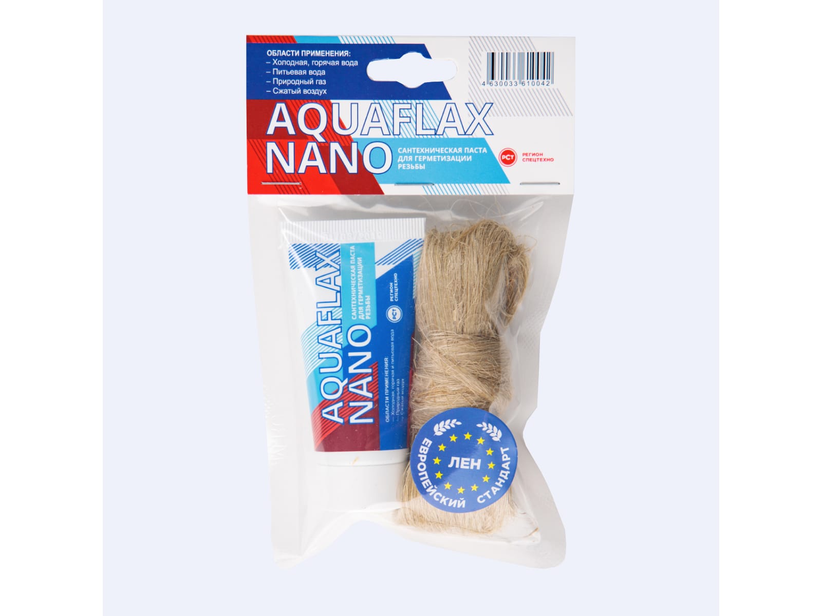 Изображение товара Набор AguaflaxNano паста 30гр тюбик + 15гр лён ЕВРО(25шт/уп) в Миди Лтд