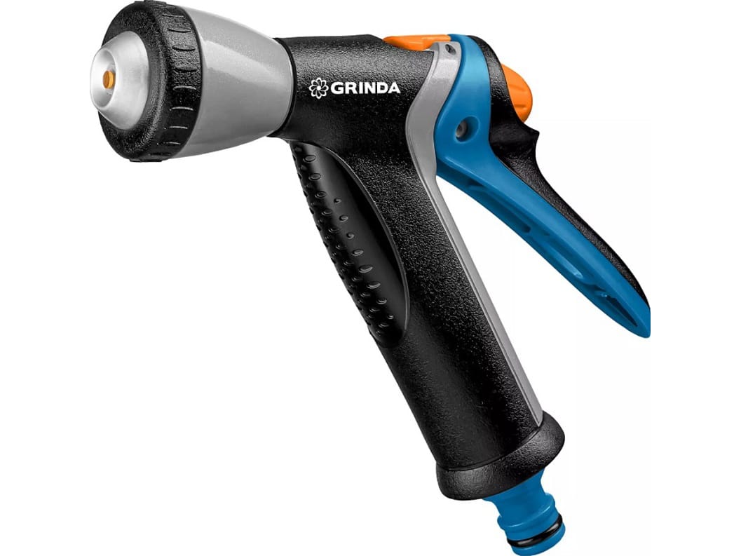 Изображение товара Пистолет поливочный GRINDA PROLine металл курок сзади с TPR в Миди Лтд