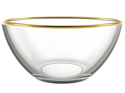 Изображение товара Салатник большой Золотая кайма 1500мл (6шт/уп) Х в Миди Лтд