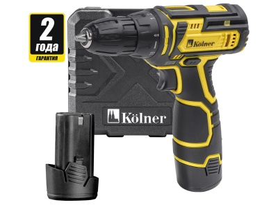Дрель-шуруповерт аккумуляторная Kolner KCD 12В 0-650 об/мин 17Нм 1,5Ач 12-2LC (2аккум) кейс - фото в Миди Лтд Изображение товара Дрель-шуруповерт аккумуляторная Kolner KCD 12В 0-650 об/мин 17Нм 1,5Ач 12-2LC (2аккум) кейс в Миди Лтд
