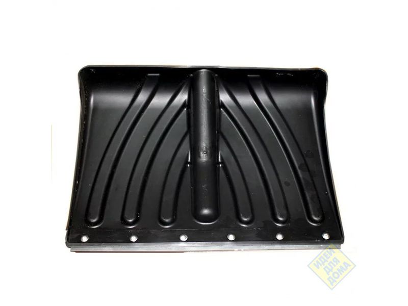 Изображение товара Лопата снеговая КРЕПЫШОК морозостойкая с оцинкованной планкой 465*340  D-32 в Миди Лтд