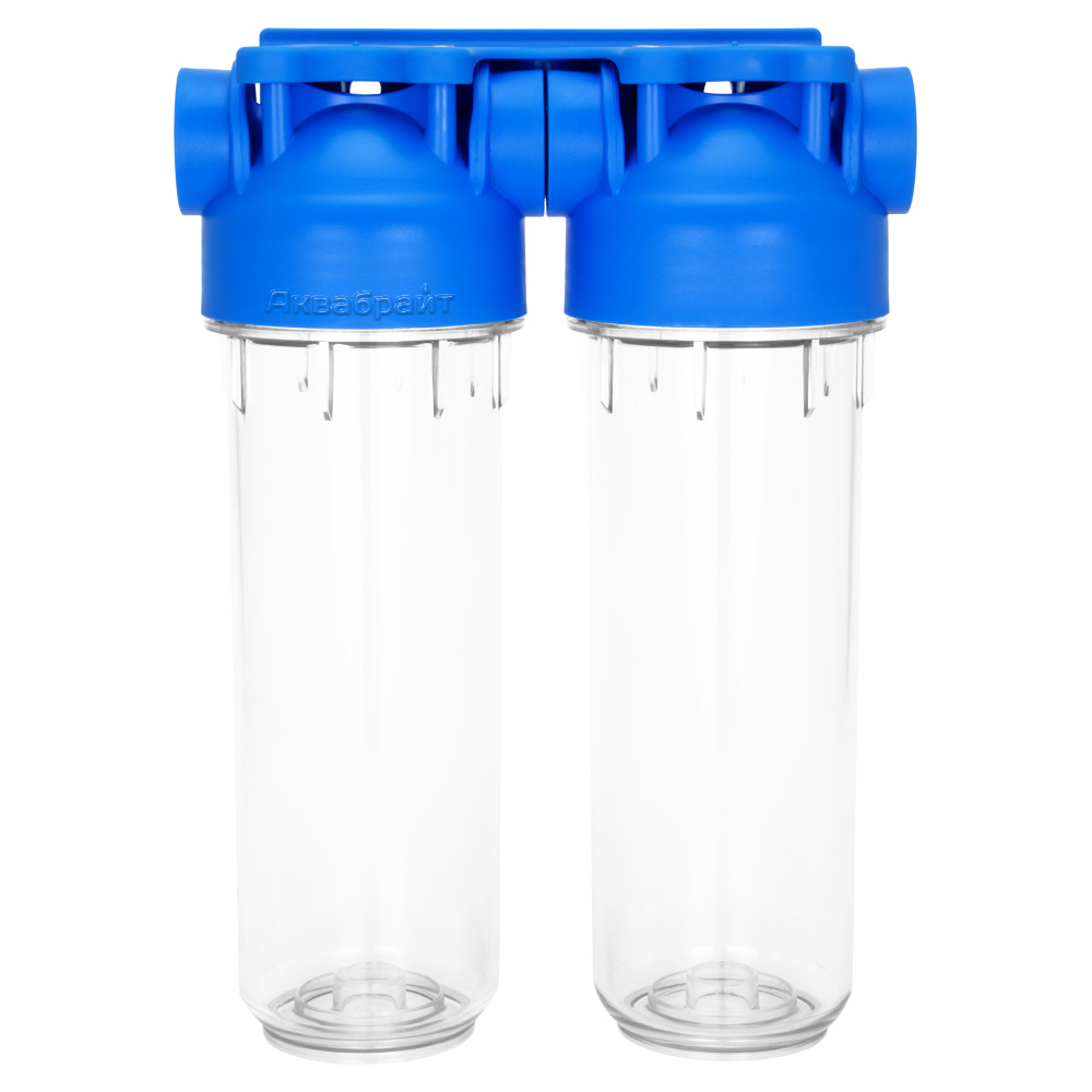 Изображение товара Фильтр магистральный двухступенчатый АКВАБРАЙТ SLIMLINE 3/4 в Миди Лтд