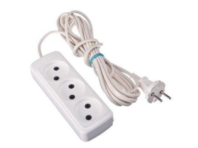 Удлинитель 3 гнезда Р16-010 ШВВП2*0,75 3м (45шт/кор) - фото в Миди Лтд Изображение товара Удлинитель 3 гнезда Р16-010 ШВВП2*0,75 3м (45шт/кор) в Миди Лтд