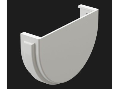 Заглушка желоба DOCKE Premium  Пломбир диаметр 120мм - фото в Миди Лтд Изображение товара Заглушка желоба DOCKE Premium  Пломбир диаметр 120мм в Миди Лтд