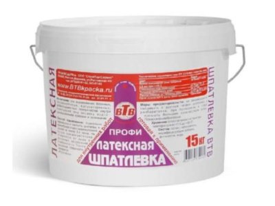 Шпатлевка латексная ДС 5кг (4шт/кор; 220шт/пал) - фото в Миди Лтд Изображение товара Шпатлевка латексная ДС 5кг (4шт/кор; 220шт/пал) в Миди Лтд