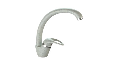 Смеситель д/гранитной мойки KM003 /Q10 (светло-серый) высокий излив - фото в Миди Лтд Изображение товара Смеситель д/гранитной мойки KM003 /Q10 (светло-серый) высокий излив в Миди Лтд