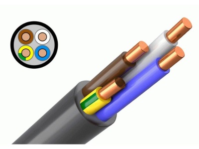 Изображение товара Кабель ВВГ-Пнг-LS 4*4,0 черный ТУ в Миди Лтд