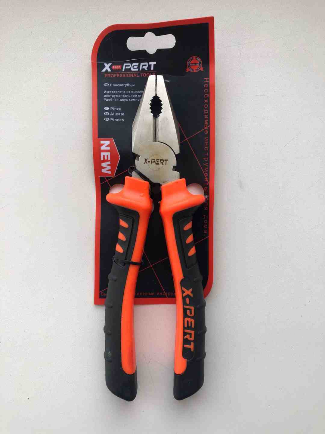 Пассатижи 200мм XPERT комбинированная ручка подвесные (12шт/уп) - фото в Миди Лтд Изображение товара Пассатижи 200мм XPERT комбинированная ручка подвесные (12шт/уп) в Миди Лтд