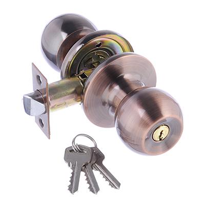 Замок шар Медь с ключом LARS     ХХ - фото в Миди Лтд Изображение товара Замок шар Медь с ключом LARS     ХХ в Миди Лтд