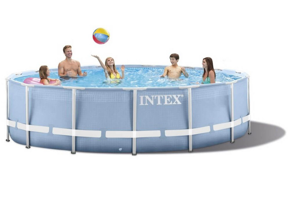 Бассейн каркасный с фильтр-насосом INTEX призматический 457*122см 26726NP - фото в Миди Лтд Изображение товара Бассейн каркасный с фильтр-насосом INTEX призматический 457*122см 26726NP в Миди Лтд