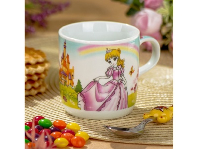 Кружка детская керамика 230мл Daniks Принцесса (12шт/уп) - фото в Миди Лтд Изображение товара Кружка детская керамика 230мл Daniks Принцесса (12шт/уп) в Миди Лтд