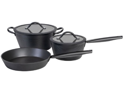 Изображение товара Набор посуды GALAXY LINE GL 9509 5 предметов Кастрюля 3,7л с крышкой Ковш 1,9л с крышкой Сковорода  в Миди Лтд