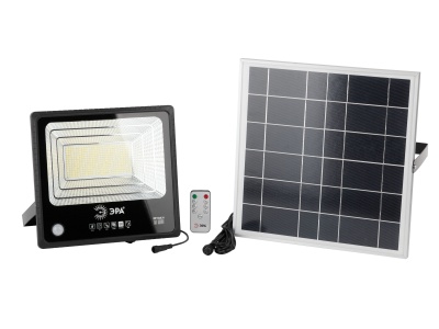 Прожектор светодиодный 150Bт на солн.бат. ЭРА с датчиком движения 1500Лм 5000К IP65 - фото в Миди Лтд Изображение товара Прожектор светодиодный 150Bт на солн.бат. ЭРА с датчиком движения 1500Лм 5000К IP65 в Миди Лтд