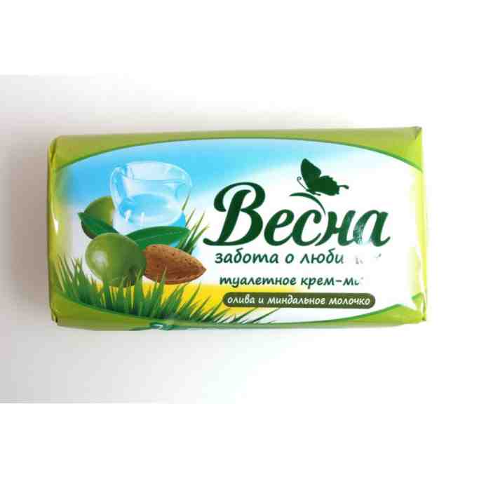 Изображение товара Мыло ВЕСНА "Олива и миндаль" 90г (135133) в Миди Лтд