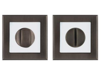 Завертка дверная ВК6 QL GR/CP-23 графит/хром (квадр.) - фото в Миди Лтд Изображение товара Завертка дверная ВК6 QL GR/CP-23 графит/хром (квадр.) в Миди Лтд