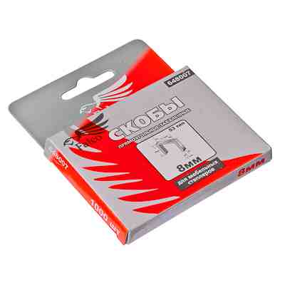 Скоба 8мм (11,3*0,7мм) д/мебел.степлера тип53      ХХ - фото в Миди Лтд Изображение товара Скоба 8мм (11,3*0,7мм) д/мебел.степлера тип53      ХХ в Миди Лтд