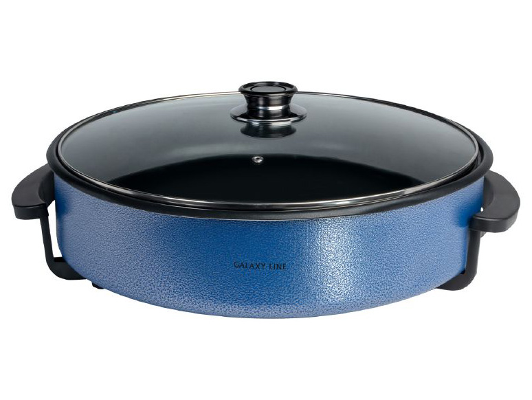 Изображение товара Электросковорода GALAXY LINE GL 2664 1700Вт объем 8л глубина 7см d40см антипригарное покрытие в Миди Лтд