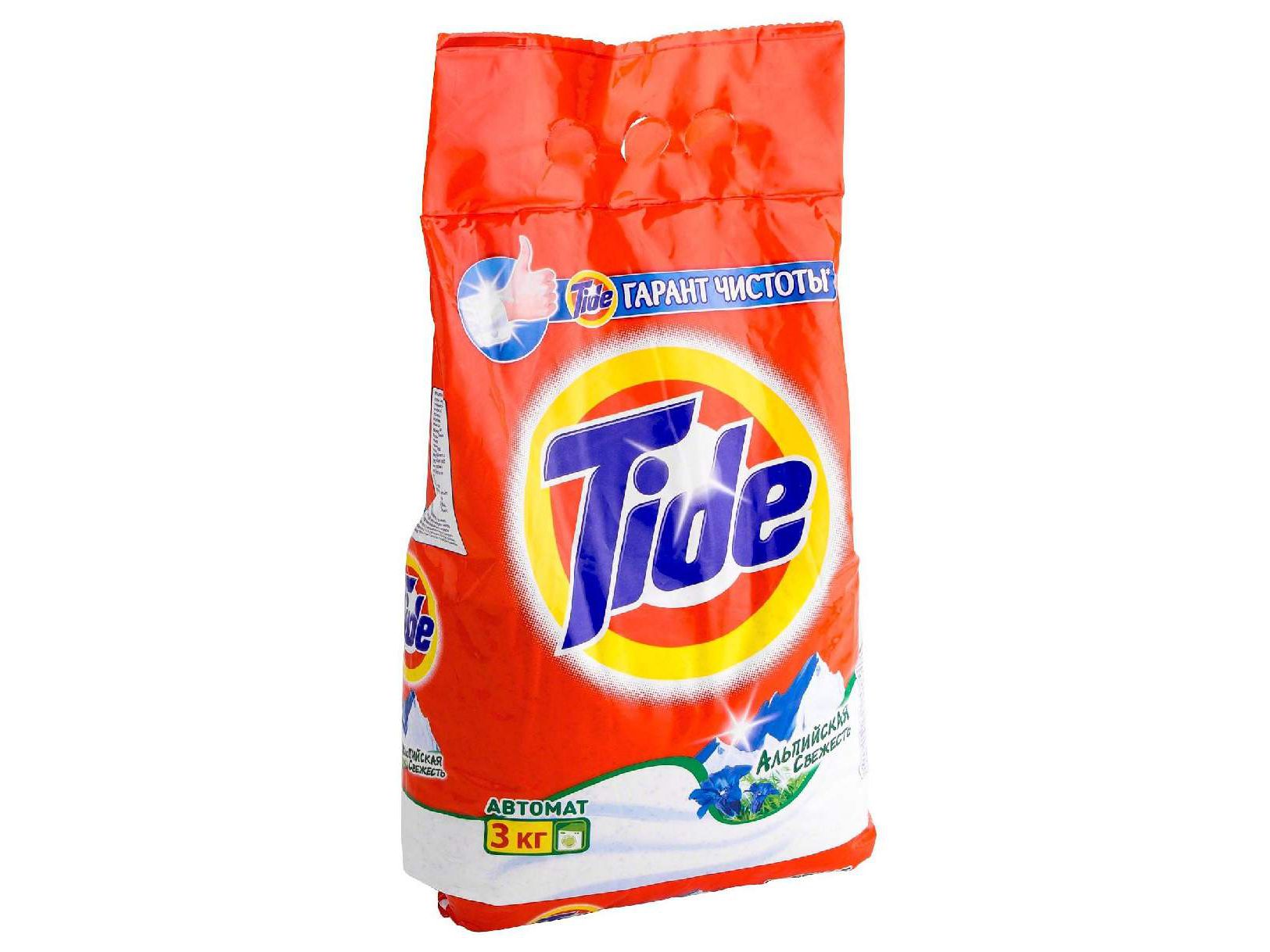 Стир. порошок ТАЙД "Альп. свежесть" автом 3кг (181687) - фото в Миди Лтд Изображение товара Стир. порошок ТАЙД "Альп. свежесть" автом 3кг (181687) в Миди Лтд