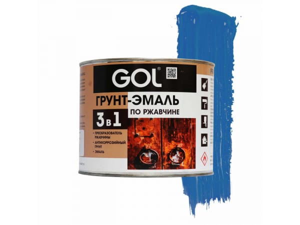 Грунт-эмаль по ржавчине 3в1 GOLexpert синий 1,9кг (6шт/уп; 234шт/пал) - фото в Миди Лтд Изображение товара Грунт-эмаль по ржавчине 3в1 GOLexpert синий 1,9кг (6шт/уп; 234шт/пал) в Миди Лтд
