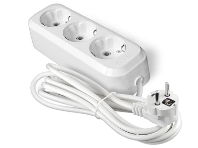 Удлинитель 3 гнезда с/з 10м (25шт/кор) - фото в Миди Лтд Изображение товара Удлинитель 3 гнезда с/з 10м (25шт/кор) в Миди Лтд