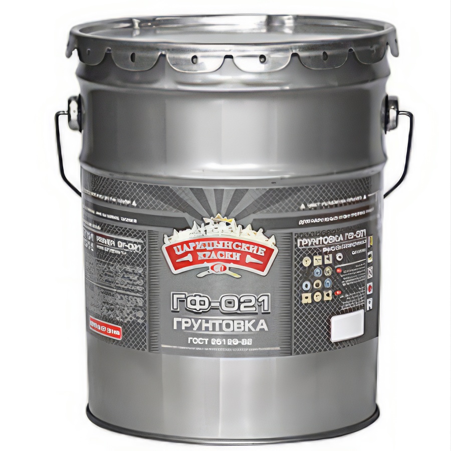 Изображение товара Грунт ГФ-021 Царицынские краски серый 20кг (33шт/пал) в Миди Лтд