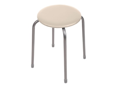 Изображение товара Табурет Ника эконом 2 NIKA 450х465мм слоновая кость в Миди Лтд