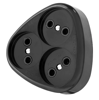 Изображение товара Разветвитель 3 гнезда Bylectrica б/з 16А черный  в Миди Лтд