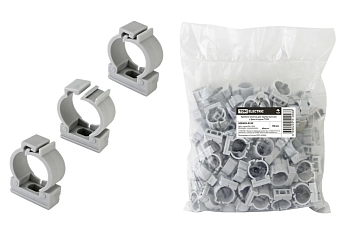 Изображение товара Держатель для труб д 25 мм с фиксатором (50шт/уп) в Миди Лтд