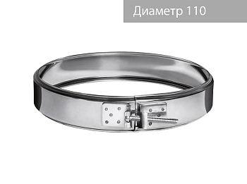 Изображение товара Хомут обжимной (430/0,5мм) d100 FERRUM (10шт/уп) в Миди Лтд