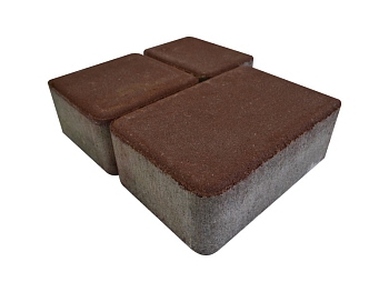 Изображение товара Плитка тротуарная «Старый город» бордо 60мм (1 ряд- 1,09м2, пал- 13 рядов/14,13м2) в Миди Лтд