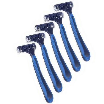 Изображение товара Станки для бритья Proway с тройным лезвием, плавающая головка, 5шт в Миди Лтд