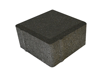 Изображение товара Плитка тротуарная «Квадрат» черная 100*100 50мм (1 ряд- 0,99м2, пал- 15 рядов/14,85м2) в Миди Лтд