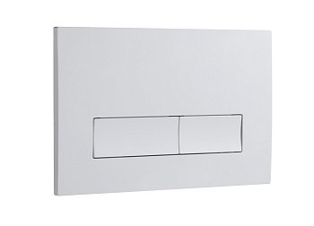 Изображение товара Кнопка смыва EvaGold 02 пластик прямоуг.белая мат.(для инсталл. 400 и 500)  в Миди Лтд
