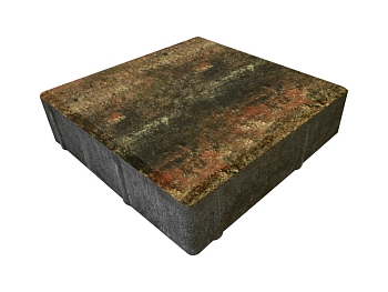 Изображение товара Плитка тротуарная «Квадрат» марс 200*200 60мм (1 ряд- 1,2м2, пал- 12 рядов/14,4м2) в Миди Лтд