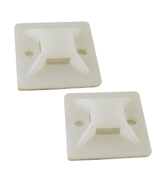 Изображение товара Площадка самоклеяющаяся 20*20мм под хомуты (100шт/уп) в Миди Лтд