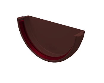 Изображение товара Заглушка желоба Grand Line Классика шоколад диаметр 120 мм Ral8017 в Миди Лтд