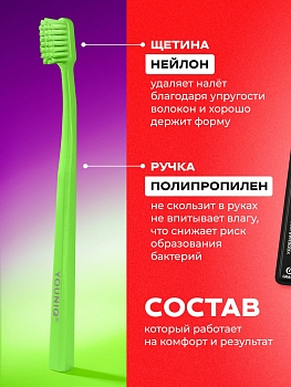 Изображение товара Зубная щетка Youniq жесткая (12 шт/уп) в Миди Лтд