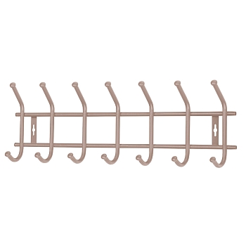Изображение товара Вешалка настенная NIKA 665х192х80 бежевый металлик в Миди Лтд