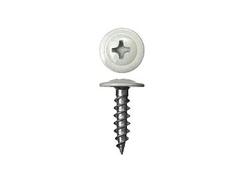 Изображение товара Саморез п/ш белый 4,2*19 RAL 9003 острая (100шт/уп) в Миди Лтд