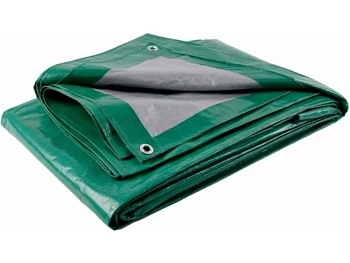 Изображение товара Тент универсальный GAVIAL 5x6м зеленый с люверсами плотность 120гр/м2 в Миди Лтд