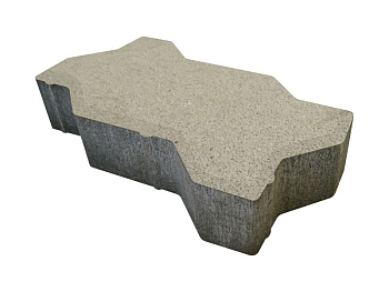 Изображение товара Плитка тротуарная «Волна» жемчужная 50мм (1 ряд- 1м2, пал- 15 рядов/15м2) в Миди Лтд