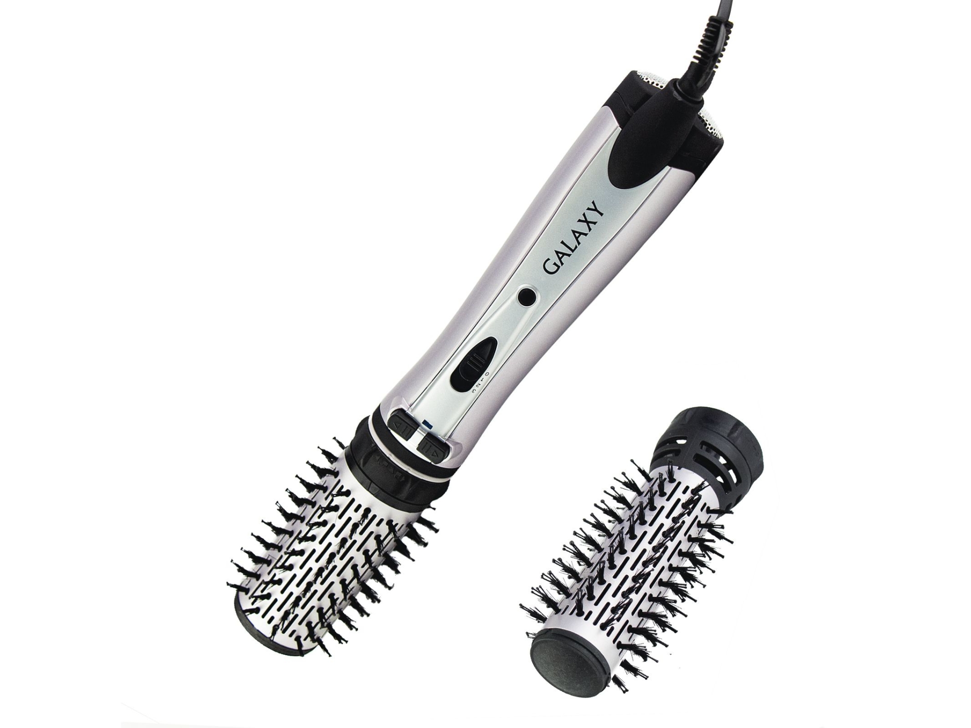 Фен-расческа GALAXY GL 4404 1200Вт 2 скорости 2 насадки - фото в Миди Лтд Изображение товара Фен-расческа GALAXY GL 4404 1200Вт 2 скорости 2 насадки в Миди Лтд