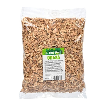 Изображение товара Щепа для копчения Hot Pot Ольха 1л (25шт/кор) в Миди Лтд