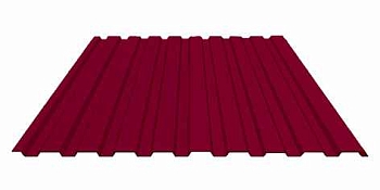 Изображение товара Профнастил МП20 0.35x1150x2000 (Ral3005 вишня) (100шт/пал) в Миди Лтд