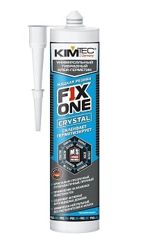 Изображение товара Клей Герметик KIM TEC FIX ONE прозрачный 290мл (12шт/уп) в Миди Лтд