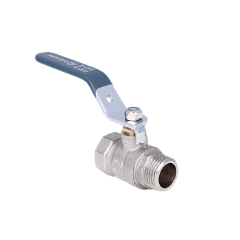 Изображение товара Кран шаровой 1/2 (15) ручка г/ш Aqualink DN15, PN40 (10шт/уп) в Миди Лтд