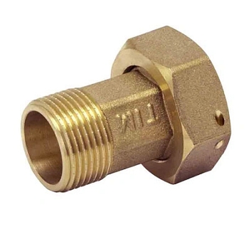 Изображение товара Американка 3/4"гх1/2"ш для счетчиков латунь TIM (10шт/уп) в Миди Лтд